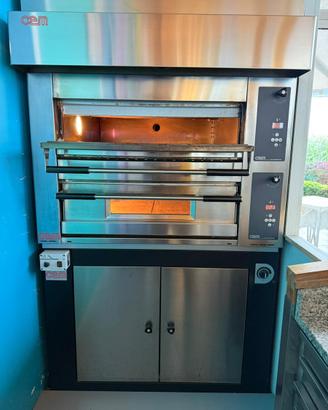 forno bicamerale, cella riscaldata e cappa