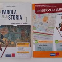 Libro scolastico Prima Media LA PAROLA ALLA STORIA