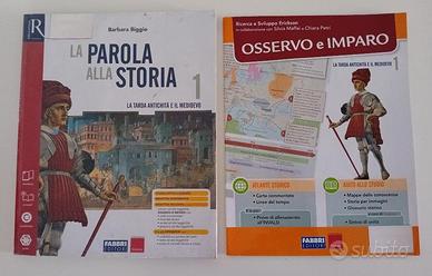 Libro scolastico Prima Media LA PAROLA ALLA STORIA