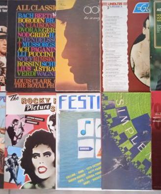 LP 33 giri vinile con custodia come da elenco :