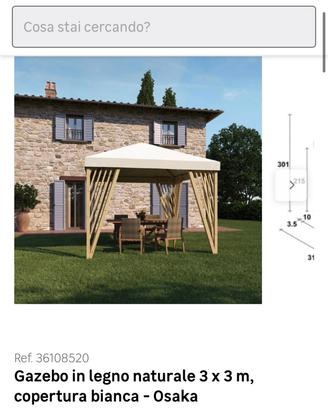 Gazebo nuovo 3x3