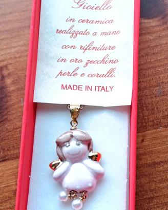 Catenina con angioletto a ciondolo 