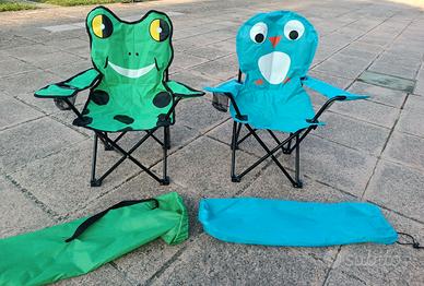 Seggioline richiudibili da campeggio per bambini