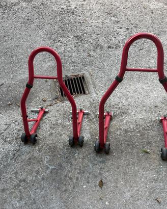 Coppia cavalletti moto