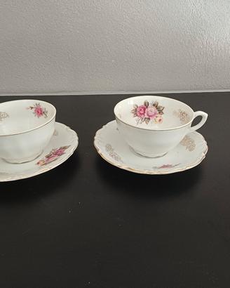 set 2 tazze da the' vintage