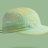 NUOVO cappello running corsa "GO ONE MORE" verde