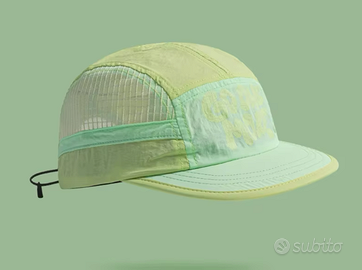 NUOVO cappello running corsa "GO ONE MORE" verde