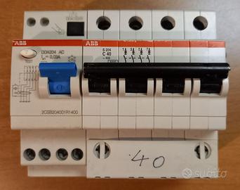 ABB Interr. S204 C40 + Salvavita DDA204 AC