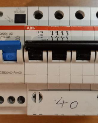 ABB Interr. S204 C40 + Salvavita DDA204 AC