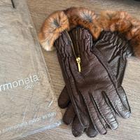 Guanti Sermoneta gloves cashmere nuovi