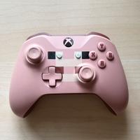 Joystick Xbox one minecraft rosa - minecraft pig