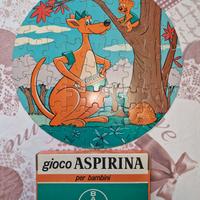 Puzzle Aspirina vintage anni 70 (circa 60 pezzi)