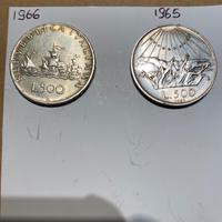 Monete argento 500 lire