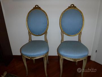 Coppia sedie Luigi XIV