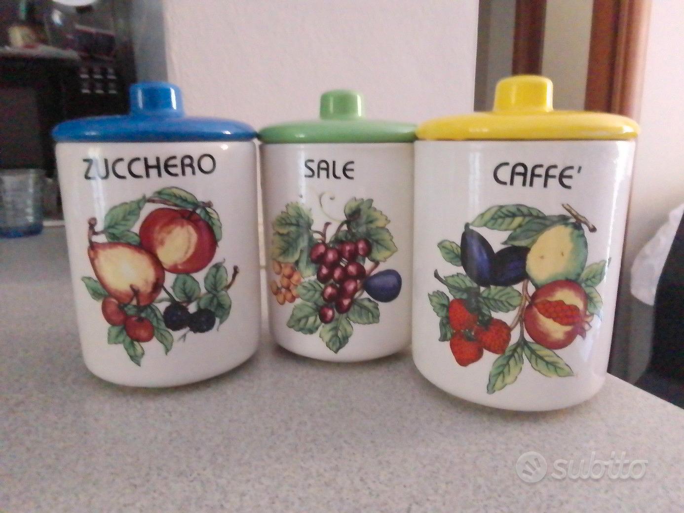 Set contenitori cucina sale zucchero caffè - Arredamento e