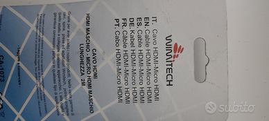 Cavo micro HDMI a HDMI 