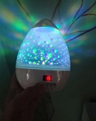 Lampada proiettore stelle per bambini - Nuova