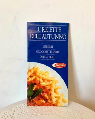 Ricettario Barilla Le ricette dell’autunno