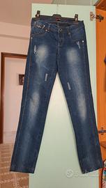 jeans donna linea diritta sarah chole