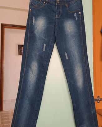 jeans donna linea diritta sarah chole