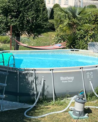 Piscina 5x3 con pompa nuova a sabbia