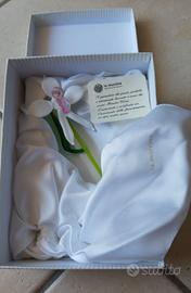 Fiore in vetro "la murrina" con certificato autent