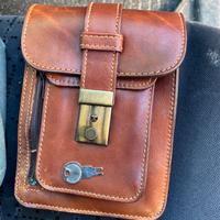 Borsello da cintura in vera pelle