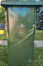 Bisone con ruote per raccolta verde