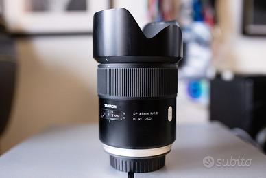 Tamron SP 45mm f/1.8 Di VC USD _ attacco canon EF