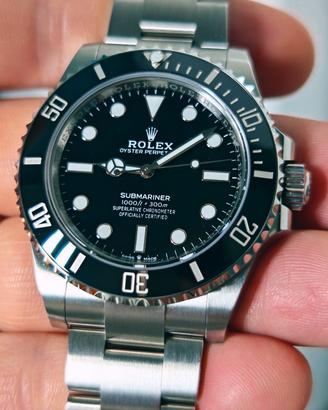 Rolex Sub no data 41mm 124060 nuovo 2025 full set 