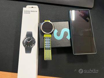 Galaxy S22 Ultra 256GB + Galaxy Watch 4 Classic 46