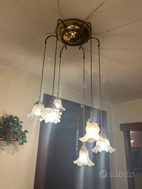 Lampadario a sospensione artigianale 