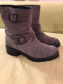 Stivaletto Hogan Montone Grigio Donna 37