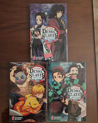 Demon Slayer Official Characters Book 1 2 3