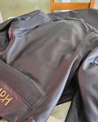 Giubbotto moto Triumph Braddan in pelle