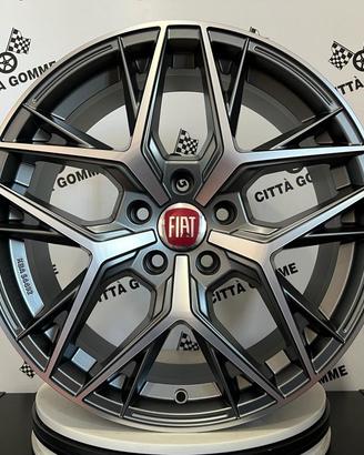 4 CERCHI IN LEGA FIAT 500X CROMA DA 18 NUOVI