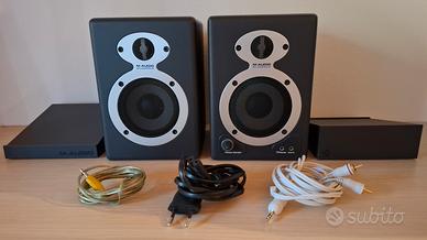 Casse Monitor M-Audio StudioPro 3 20W + cavi