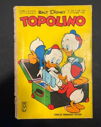 DISNEY n. 358 Topolino 7 ottobre 1962