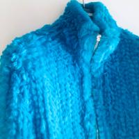 Giacca in Pelliccia a Maglia