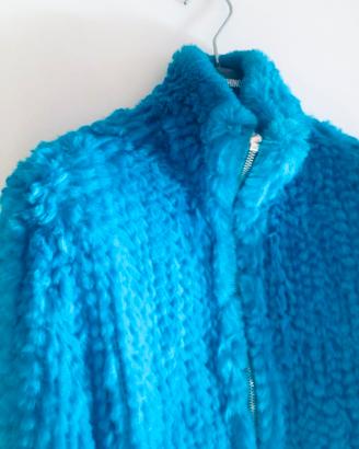 Giacca in Pelliccia a Maglia