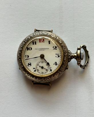 ANTICO OROLOGIO DA TASCA TISSOT ARGENTO