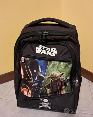 Zaino trolley STARWARS per la scuola.