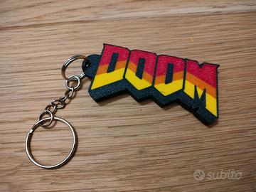🔑 Portachiavi DOOM – Stile Retro Gaming