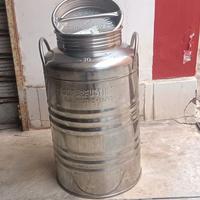 Bidone/fusto acciaio inox per olio da 30 litri