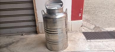 Bidone/fusto acciaio inox per olio da 30 litri