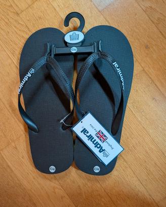 Infradito Admiral Uomo 43-44 Nere NUOVE