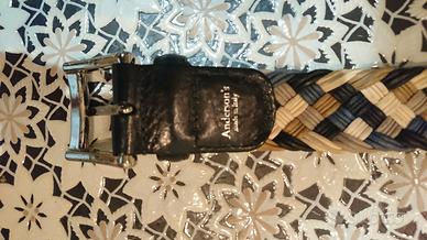 Cintura uomo intrecciata Anderson, cm 100