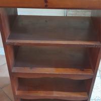 libreria mobiletto in vero legno 