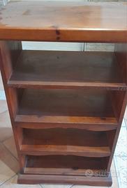 libreria mobiletto in vero legno 