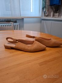 Slingbacks ecocamoscio nuove n.38 €10